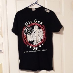 Short sleeve black t shirt